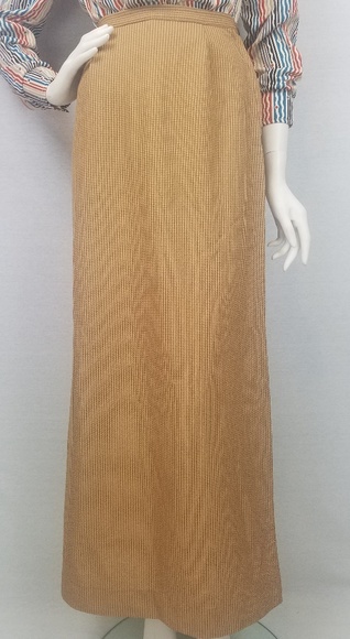 Vintage houndstooth maxi skirt - Picture 3 of 5